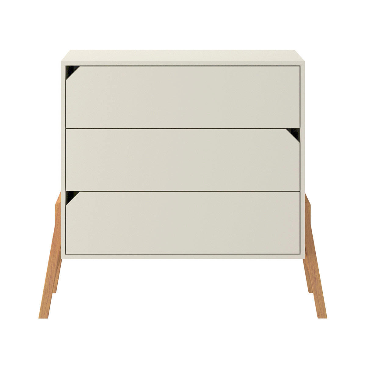 KINDERKOMMODE Kaschmir - Beige, Holzwerkstoff (107/91/50cm) - Petits-meubles
