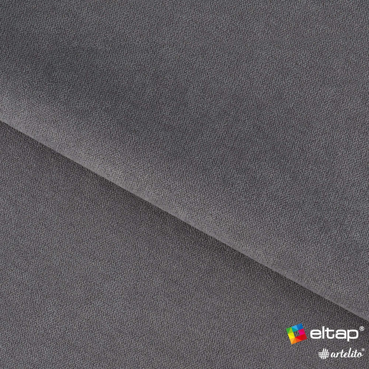 WOHNLANDSCHAFT mit Schlaffunktion und Bettkasten - Silberfarben/Grau, Textil/Metall (202/92/347cm) - Eltap