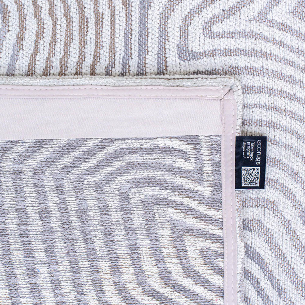 TEPPICH Oyster White Meditation Coral 80/150 cm - Grau, Textil (80/150cm) - Louis De Poortere