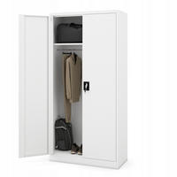 MEHRZWECKSCHRANK DAWID - Weiß, Metall (90/185/45cm) - Jan Nowak