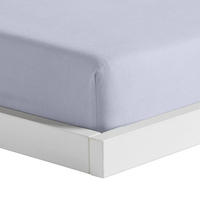 SPANNBETTLAKEN Satinette - Violett, Textil (160/200cm) - home&you