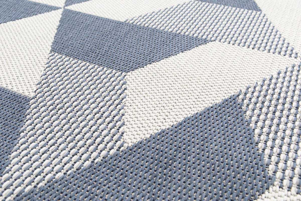 TEPPICH für Innen und Außen blau - Blau, Textil (120/170cm) - AFK Living