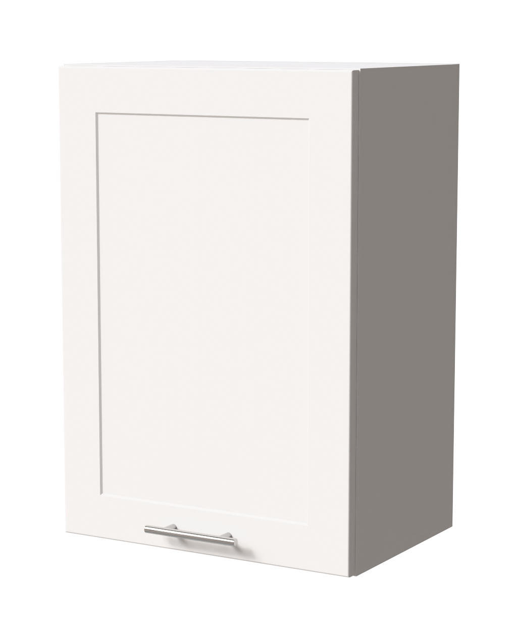 HÄNGESCHRANK Oslo W2/50 Weiß / Weiß Matt 50 / 32,5 / 72cm - Weiß, Holz/Holzwerkstoff (50/72/32.5cm) - Feldmann-Wohnen