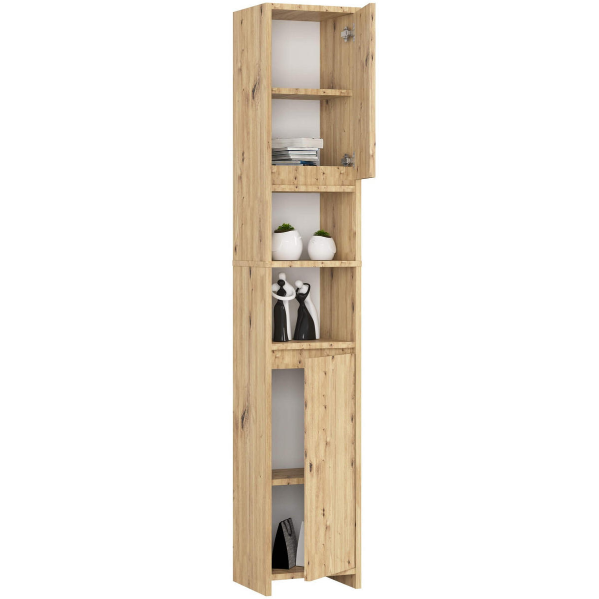 HOCHSCHRANK Eiche Artisan 180/32/28 - Eiche Artisan, Holzwerkstoff (32/180/28cm) - RAUMHIRSCH FURNITURE