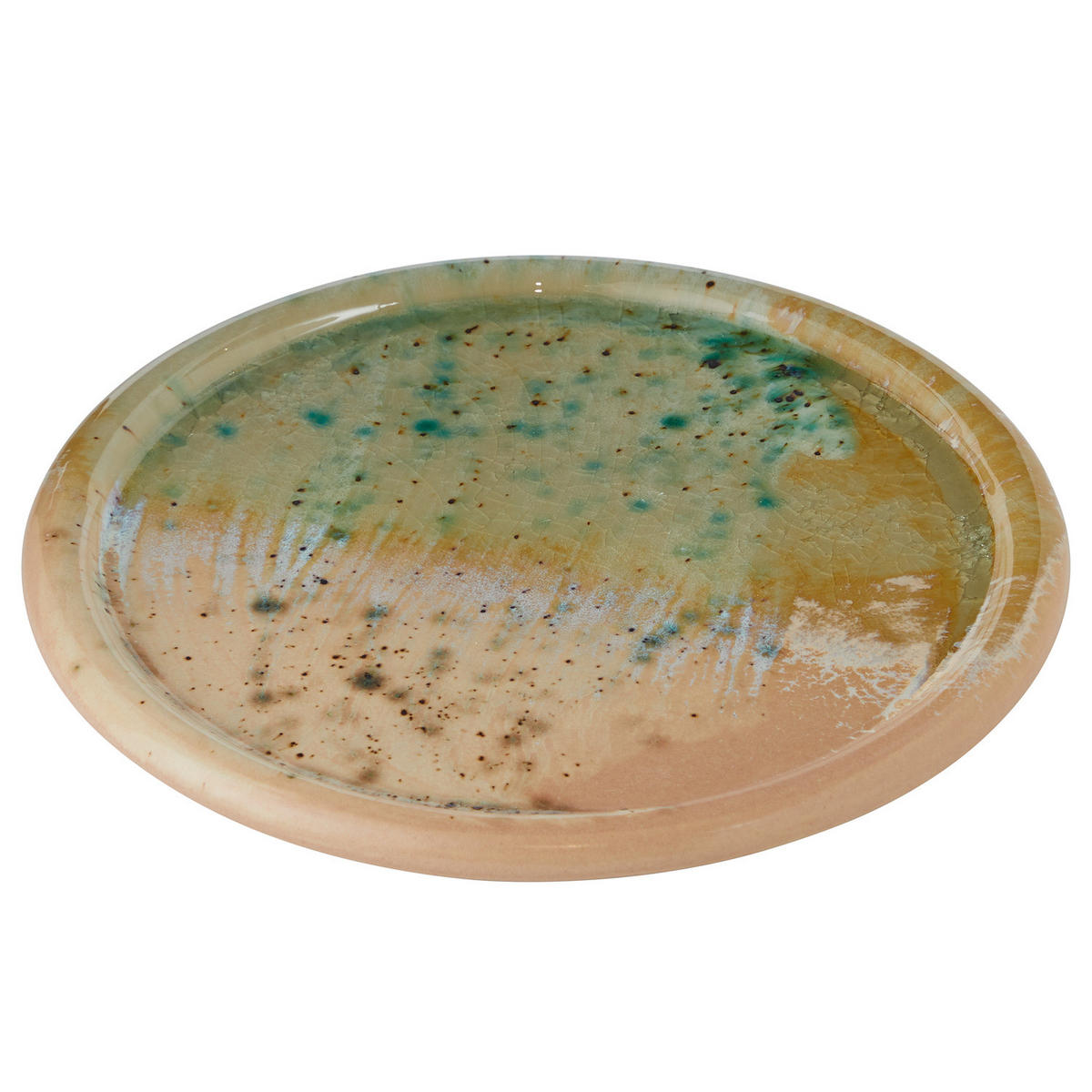 FRÜHSTÜCKSTELLER Sintra - Grün, Keramik (22/22/1.8cm) - Butlers