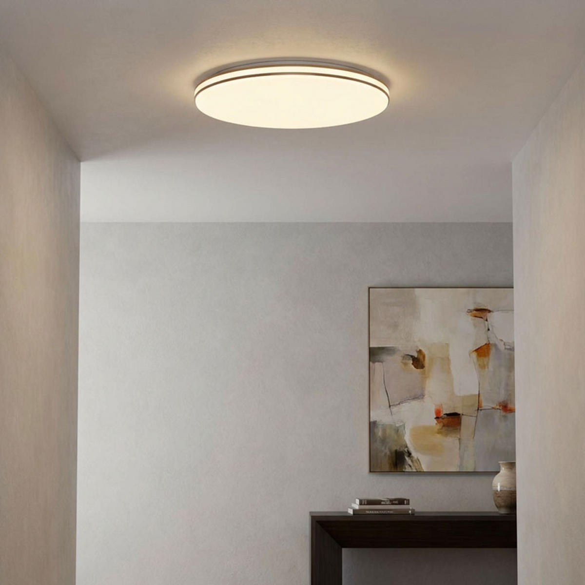 LED DECKENLEUCHTE Pierre Weiß Metall - Weiß, Metall (37/37/8cm) - Globo Lighting