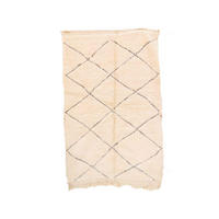 BERBERTEPPICH aus reiner Wolle 144x 228 cm - Beige, Naturmaterialien (144/228cm) - AFK Living