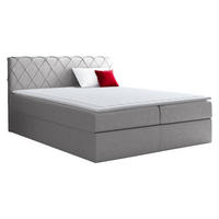 BOXBETT Paros - Grau, Holz (180/200cm) - MIRJAN24