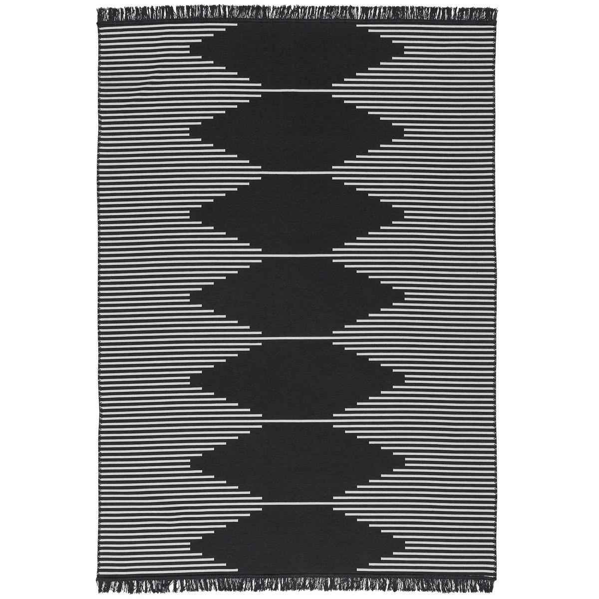 TEPPICH BEIDSEITIG ETHNO KELIM TREND - Grau, Textil (140/200cm) - Pergamon