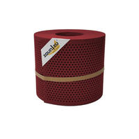 SICHTSCHUTZSTREIFEN Rille Gelocht 20 Prozent PP Streifen Bordeauxrot 26m - Bordeaux, Kunststoff (2600/19cm) - ZAUN|ZU