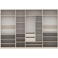 BEGEHBARER OFFEN KLEIDERSCHRANK TRES Q/C CASHMERE 300/206/51 cm - Kaschmir, Holzwerkstoff (300/206/51cm) - Marmex Möbel