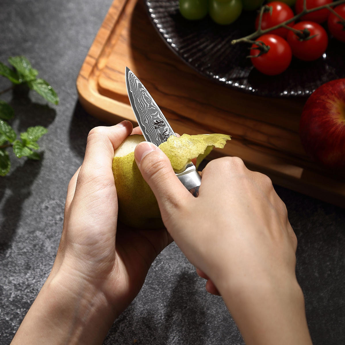 OFFICEMESSER 8 cm - Braun, Holz/Metall (20cm) - Wakoli