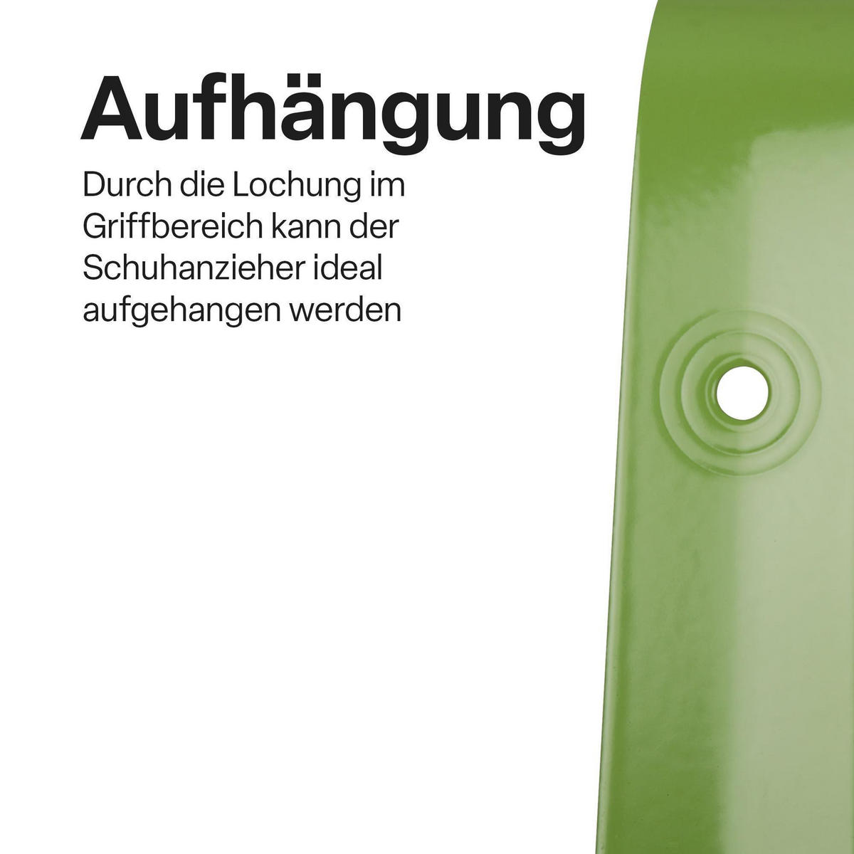 SCHUHLÖFFEL Metall 79cm 2er-Pack Grün - Grün, Metall (4/0.2/57cm)