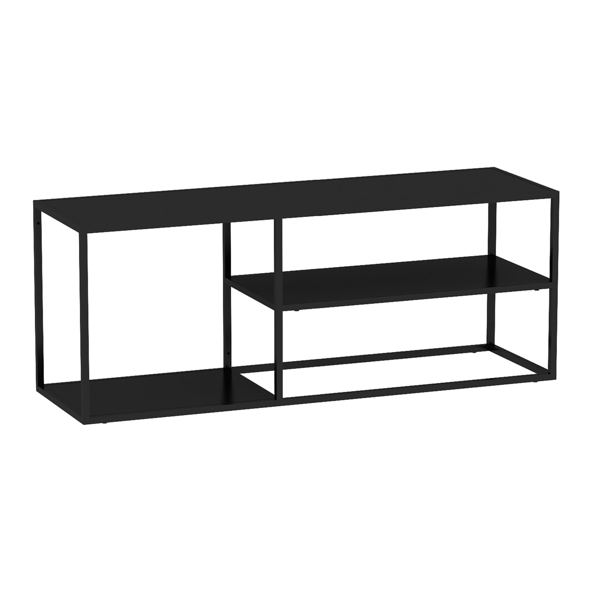 COUCHTISCH Solund 120/50/50 cm - Schwarz, Metall (50/120/50cm) - [en.casa]