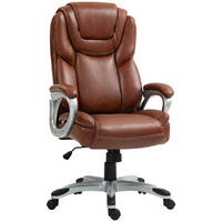 CHEFSESSEL DE-11707 mit Wippfunktion & 360° drehbar Braun - Braun, Metall (75.5/124.5/66cm) - ComfortXL