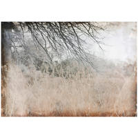 FOTOTAPETE Wiese Abstrakt Braun 250x175 cm - Multicolor, Papier (250/175cm) - Wallarena