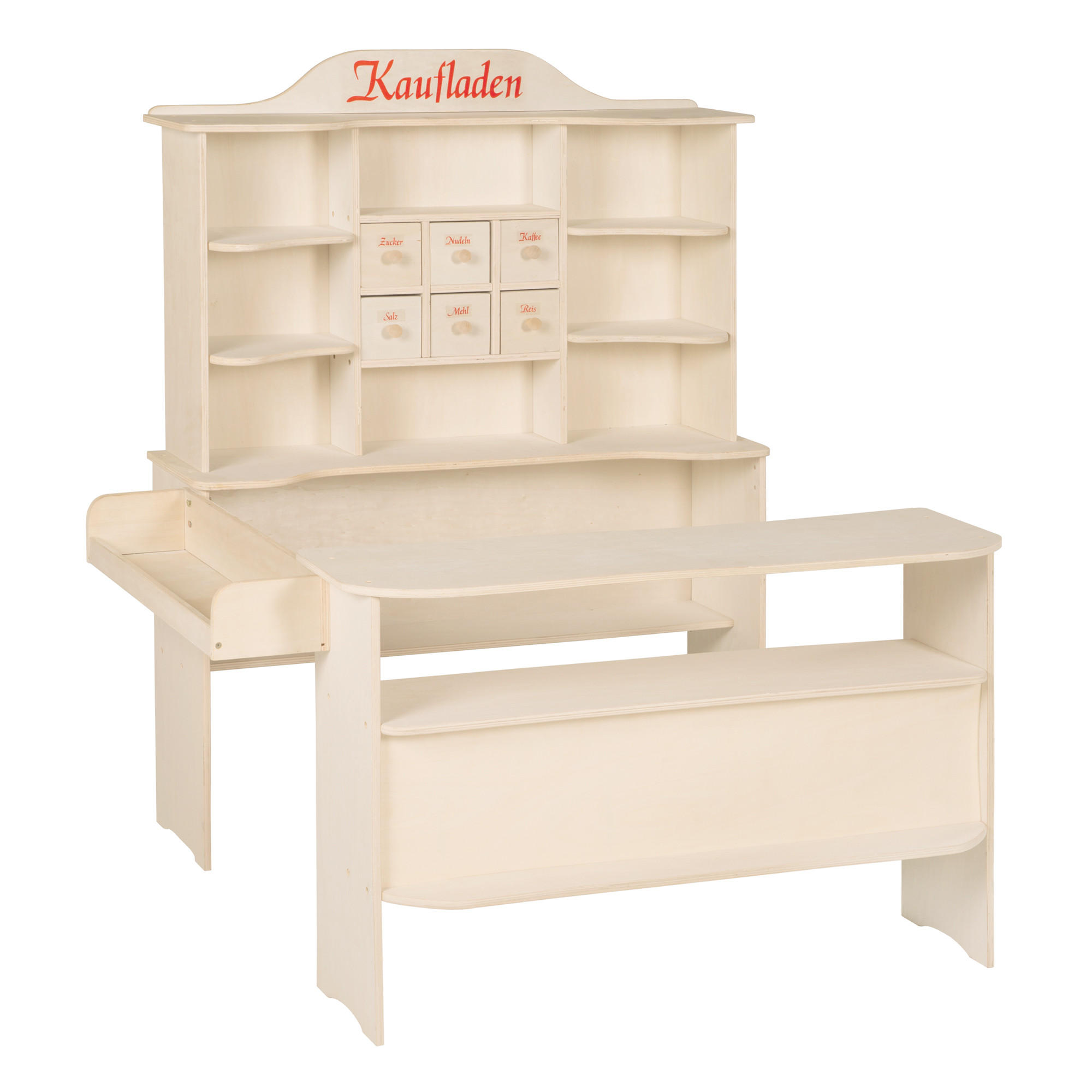 VERKAUFSSTAND - Naturfarben, Holzwerkstoff (109/120/92cm) - Roba