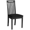 HOLZSTUHL Salvins Schwarz - Schwarz, Holz/Textil (47/85/40cm) - Selsey