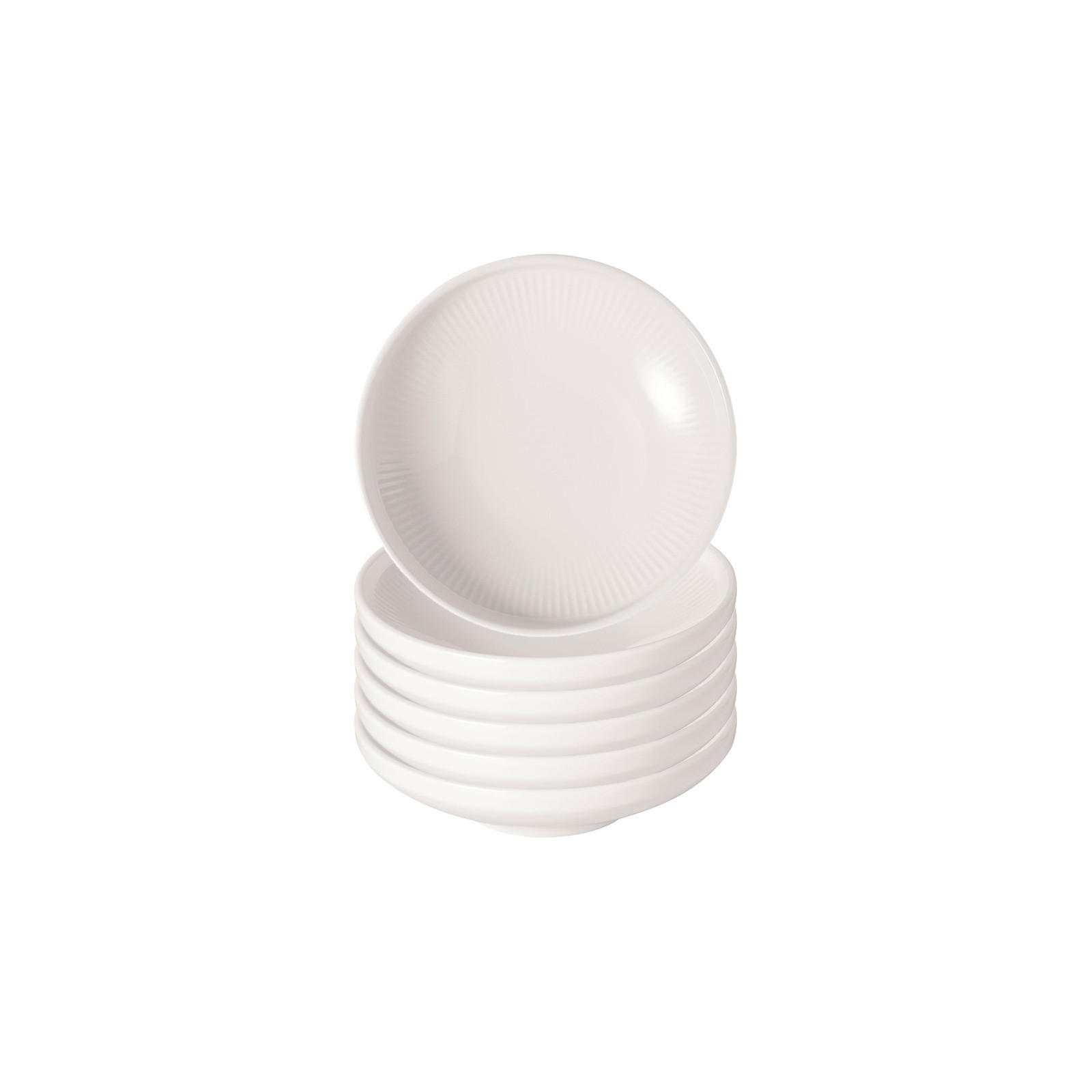 DESSERTSCHALEN Afina weiß ø 13,1 cm 6er Set - Weiß, Keramik (13.1cm) - Villeroy & Boch