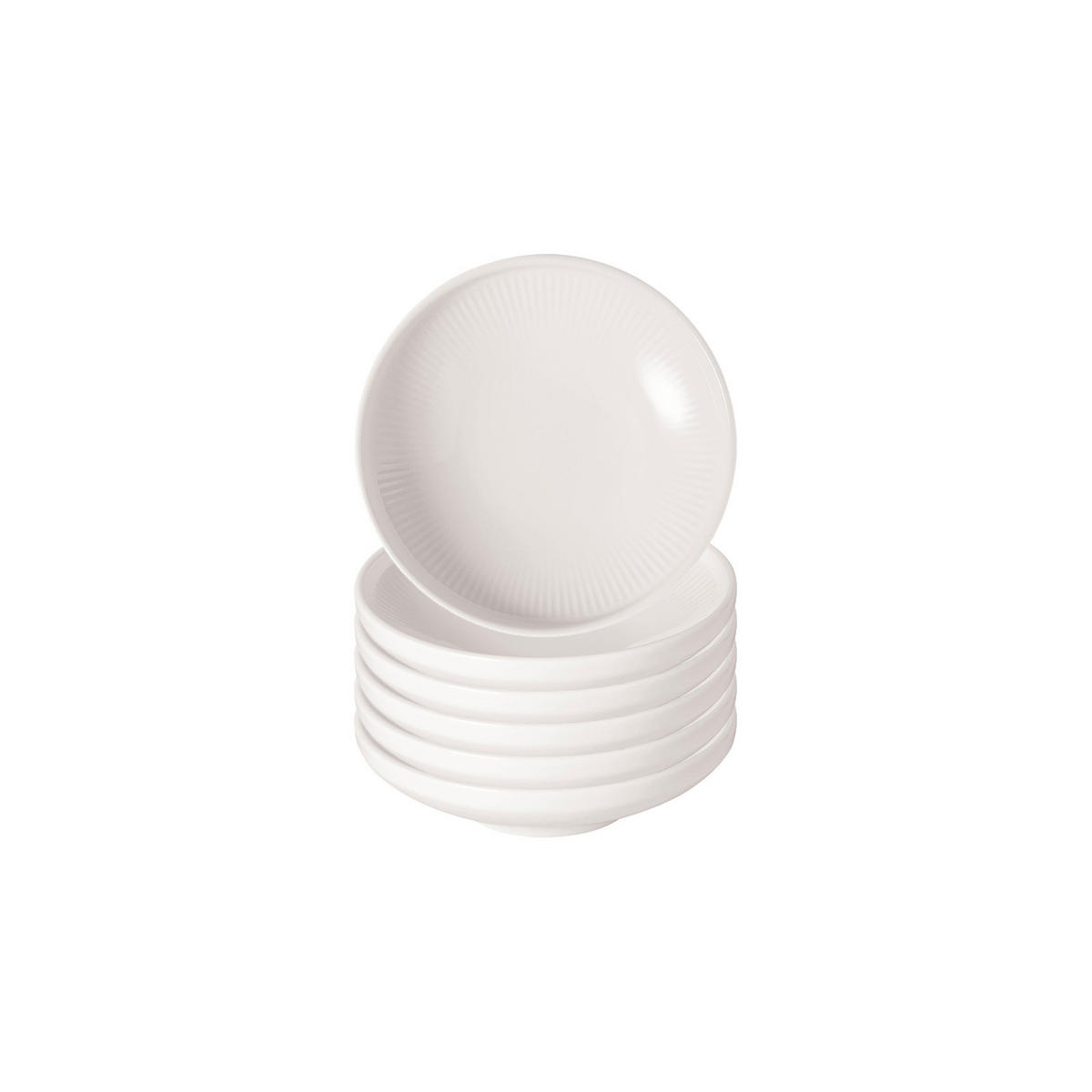 DESSERTSCHALEN Afina weiß ø 13,1 cm 6er Set - Weiß, Keramik (13.1cm) - Villeroy & Boch