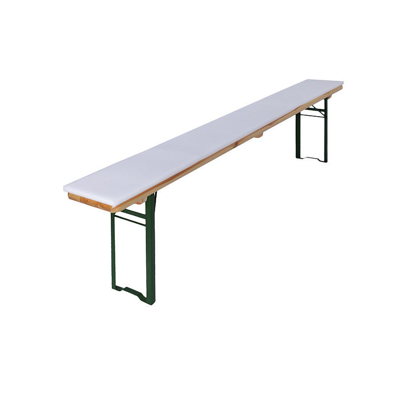 SCHAUMSTOFFROHLING Konstanz für Bierbänke 2/25/220 2tlg - Weiß, Kunststoff (220/25/2cm) - Beautissu 