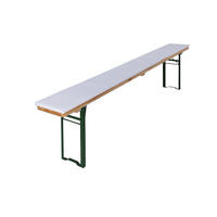 SCHAUMSTOFFROHLING Konstanz für Bierbänke 2/25/220 2tlg - Weiß, Kunststoff (220/25/2cm) - Beautissu 