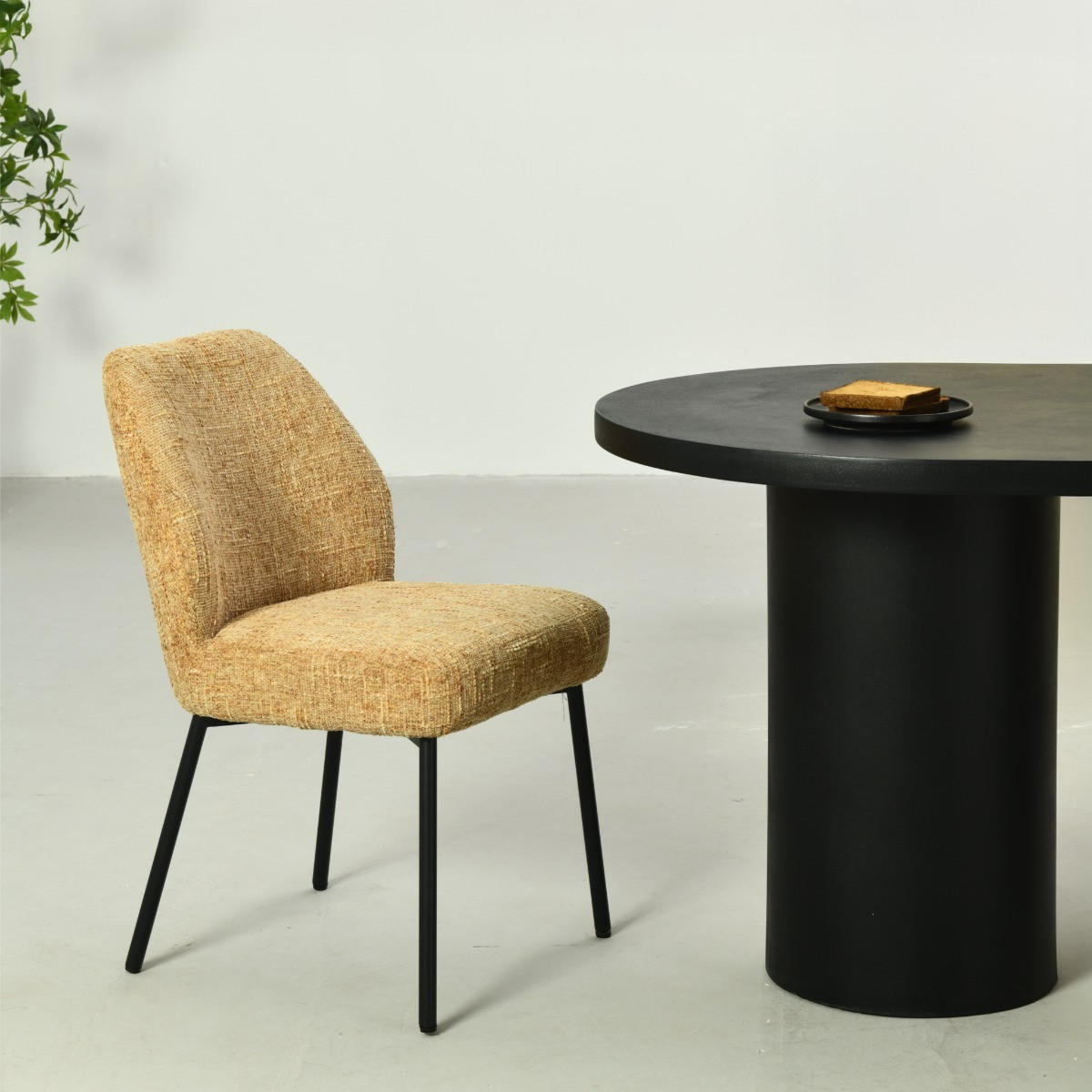ESSZIMMERSTÜHLE Tess Gelb 63/48/83 cm - Dunkelgelb, Textil (48/83/63cm) - Livingfurn