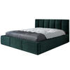 POLSTERBETT LISI 180x200 Dunkelgrün - Dunkelgrün, Textil (180/200cm) - A&J MöbelLand