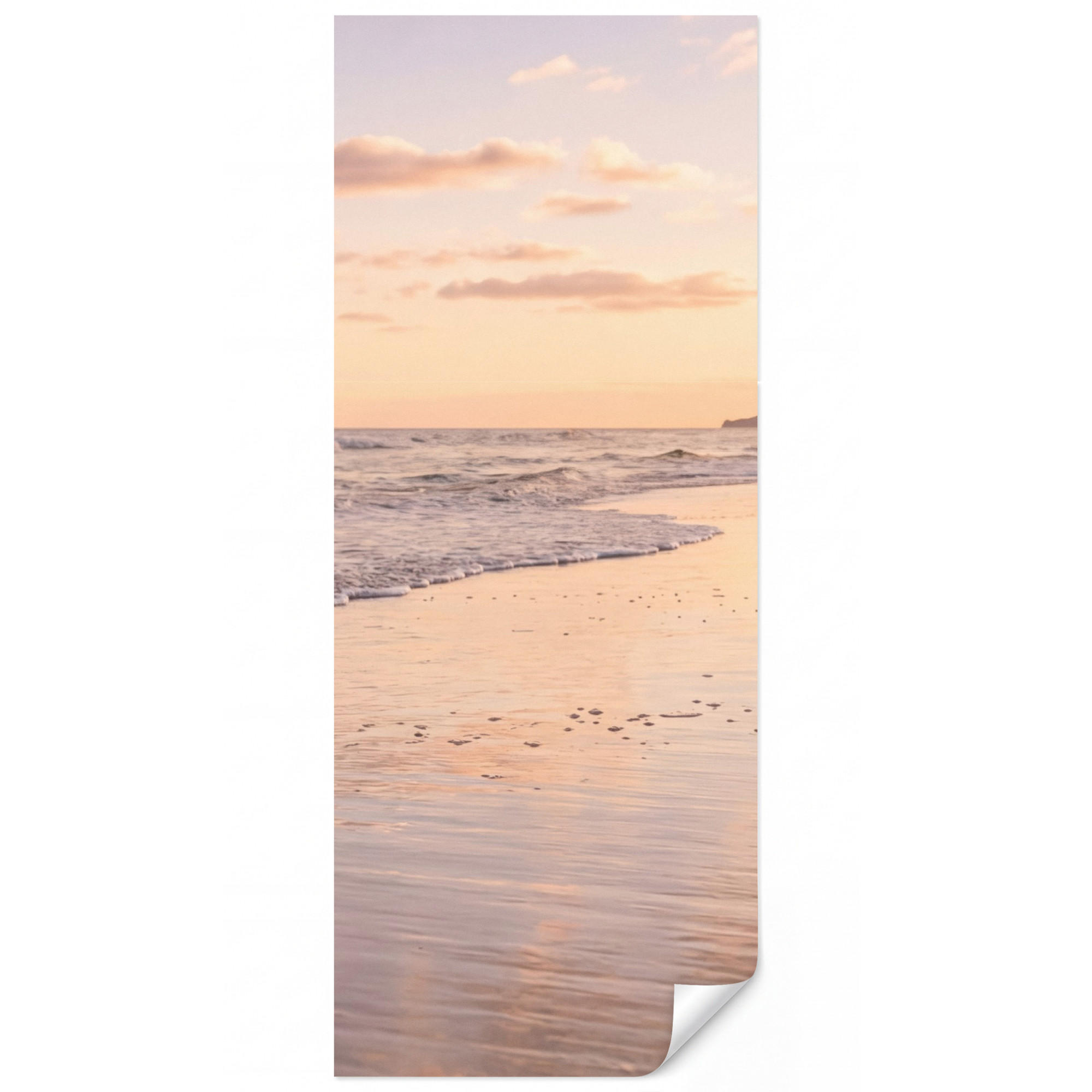OnlyWow Tapete Hellrosa 100x260 cm