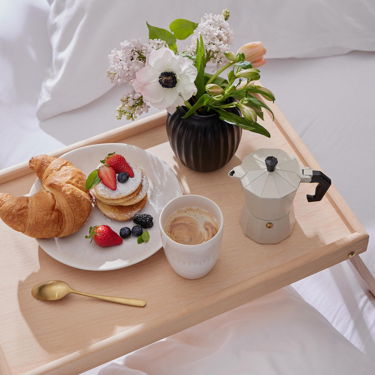 TASSE (4er Set) Atlantis - Beige, Keramik (0.3L) - Butlers