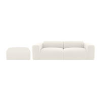 SOFA ohne Schlafmöglichkeit - 4 Personen - Stoff - Weiß - Weiß, Textil (75/73/75cm) - Vente-Unique