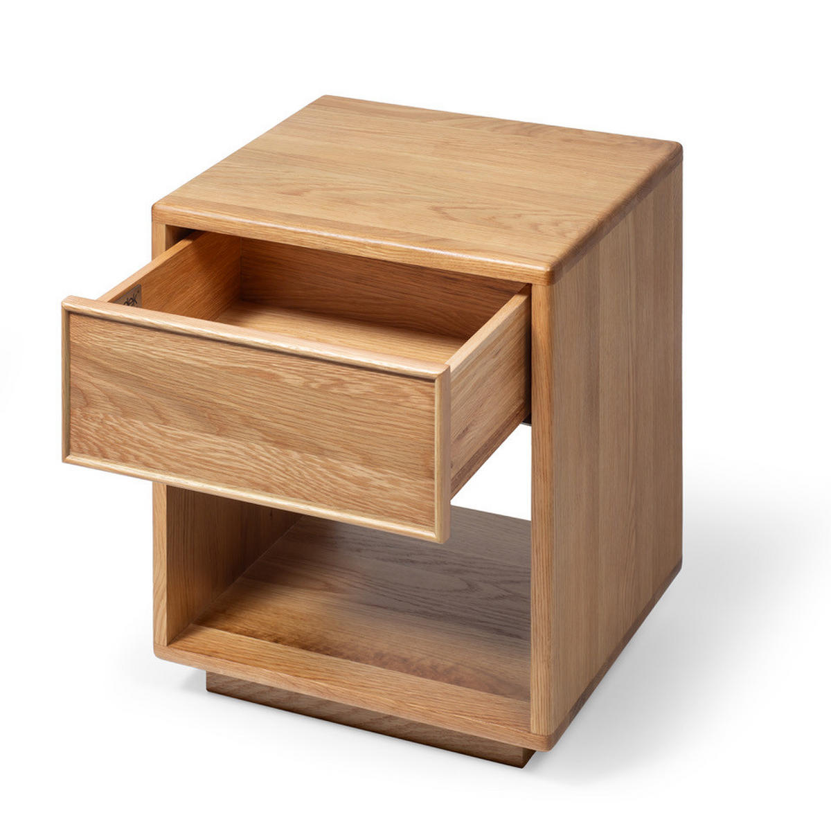NACHTTISCH Helene 2er Set, Eiche - Beige, Holz (40/50/38cm) - WOODEK