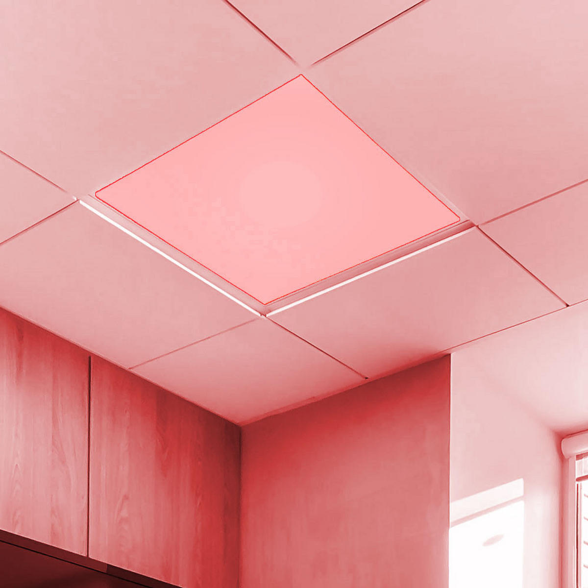 LED DECKENLEUCHTE ASLI Weiß Metall - Weiß, Metall (30/30/5.5cm)