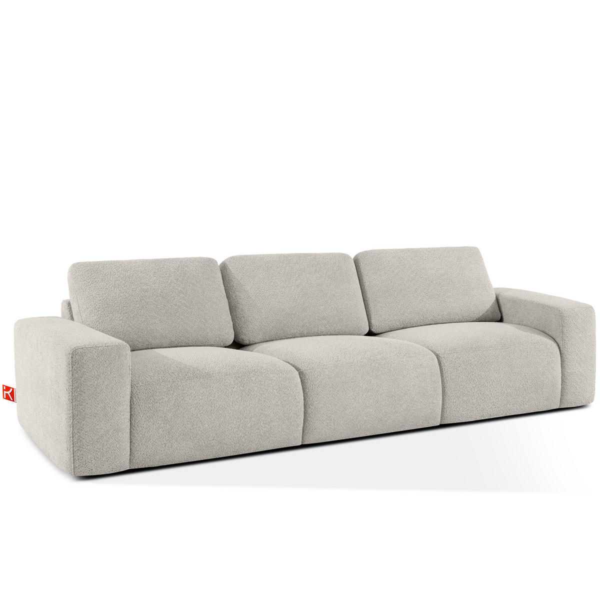 3-SITZER SOFA ZUCCO, Braun - Braun, Holz/Holzwerkstoff (292/85/100cm) - KONSIMO®