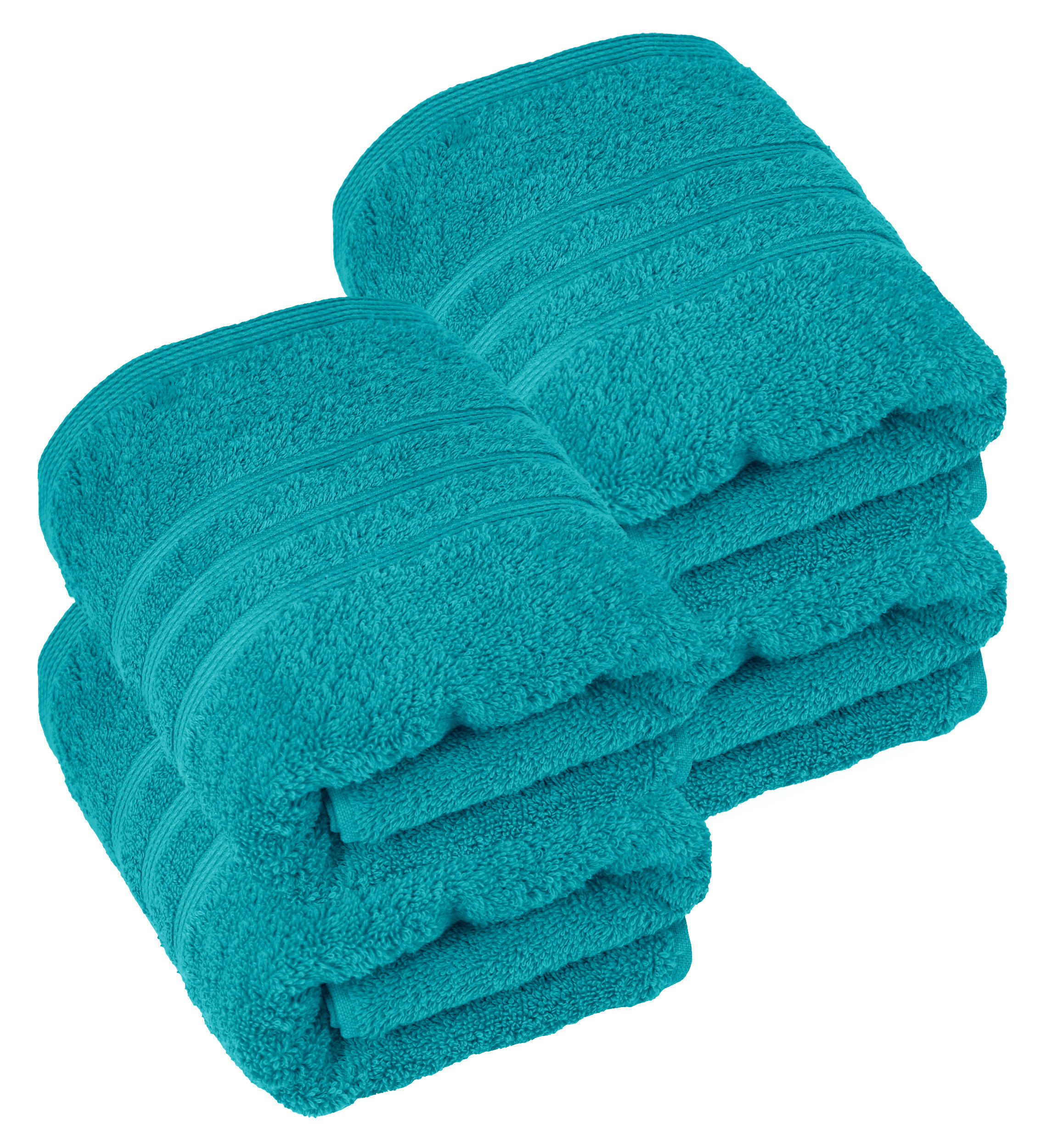 HANDTUCH 50x100 cm London Nautic Grün 4er Set - Smaragdgrün, Textil (50/100cm) - Lashuma