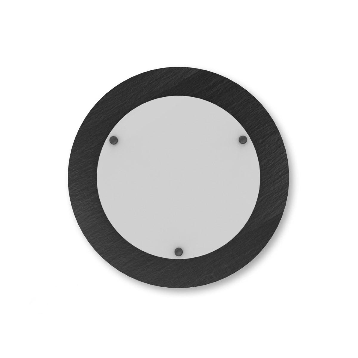 Lumicom Led-Deckenleuchte Schwarz 35x35x9 cm