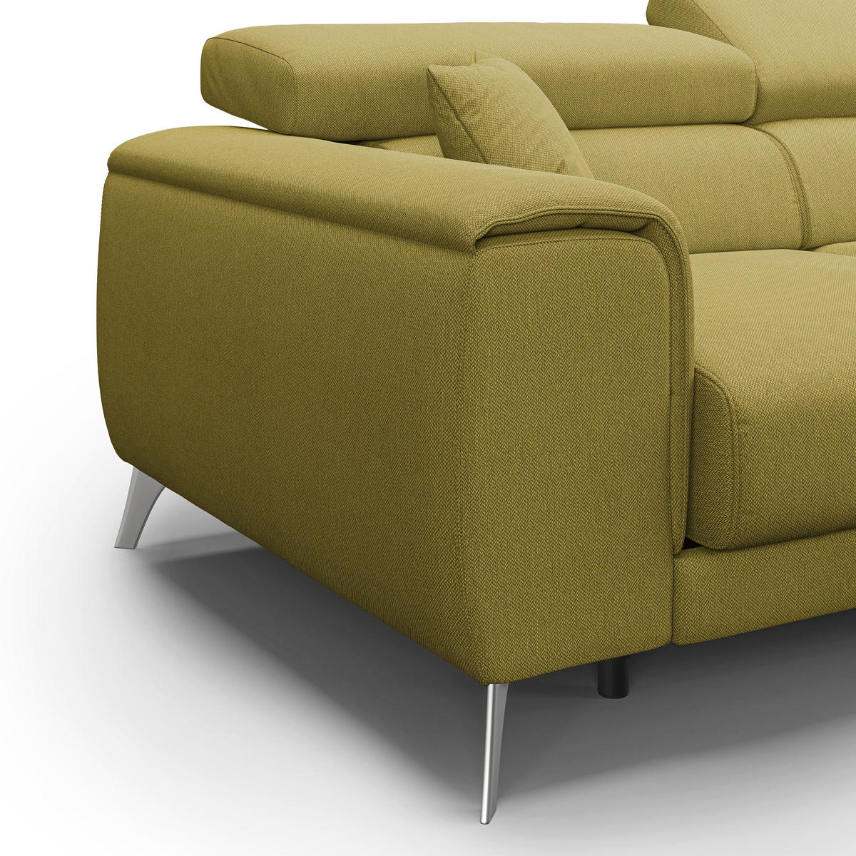 ECKSOFA LINKS Fusion - Gelb, Textil (260/102cm) - Divani.store