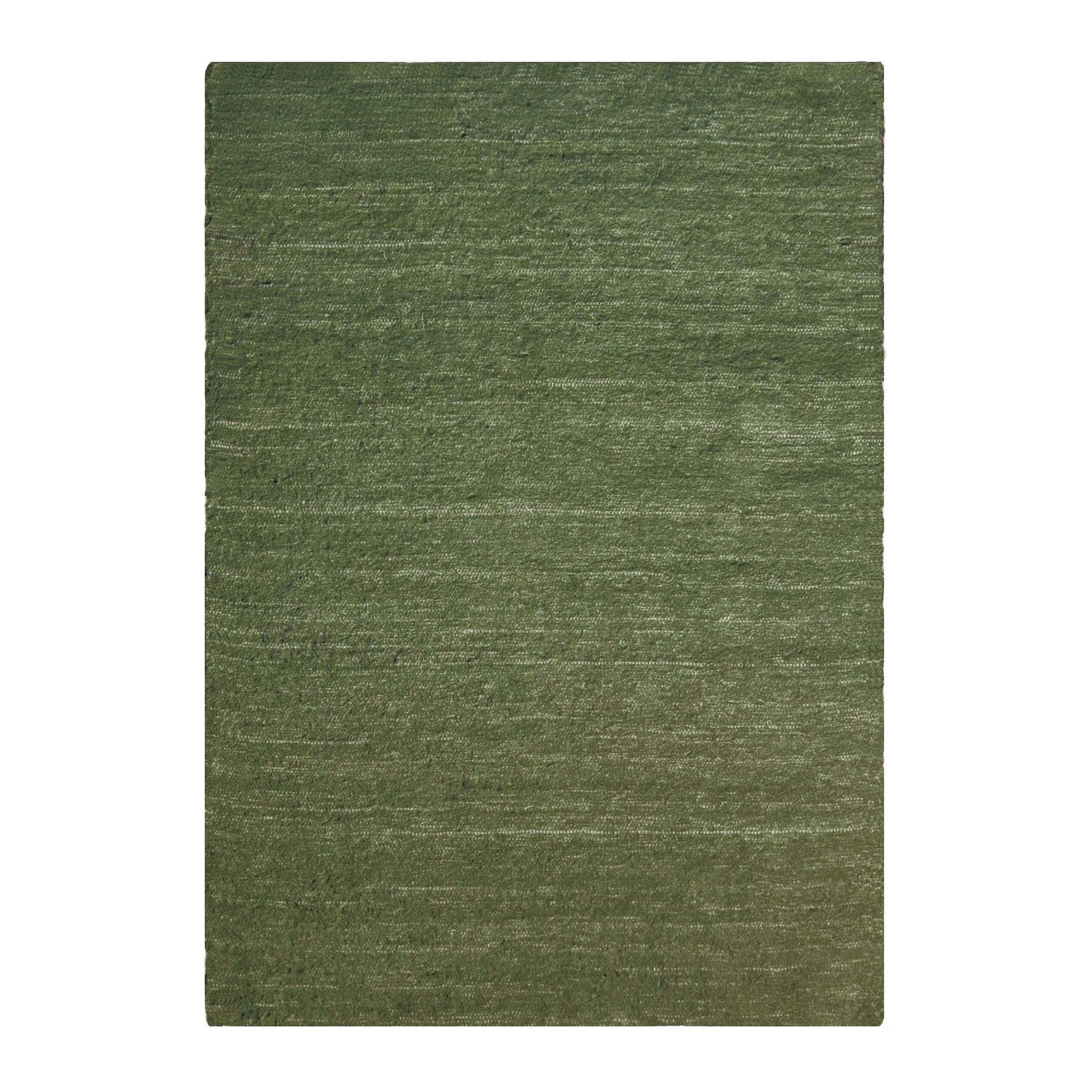 TEPPICH aus recycelter Baumwolle handgewebt grün - Grün, Naturmaterialien (160/230cm) - AFK Living