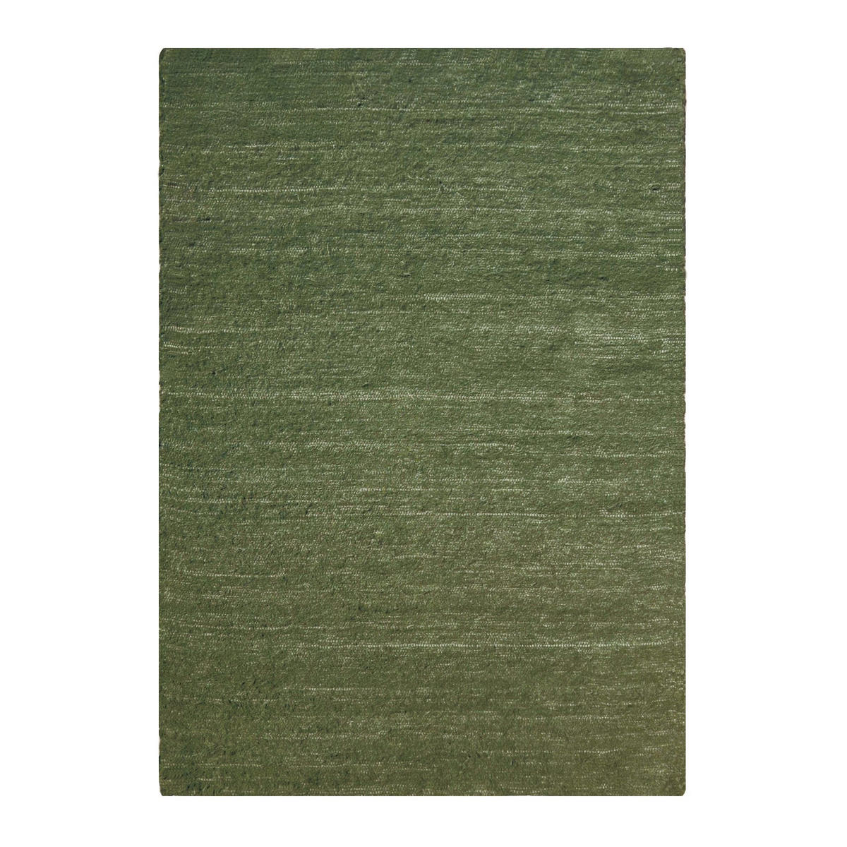 TEPPICH aus recycelter Baumwolle handgewebt grün - Grün, Naturmaterialien (160/230cm) - AFK Living