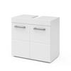 WASCHBECKENUNTERSCHRANK Luna Weiß 60 x 56 cm - Weiß, Holzwerkstoff (60/56/34cm) - Vicco