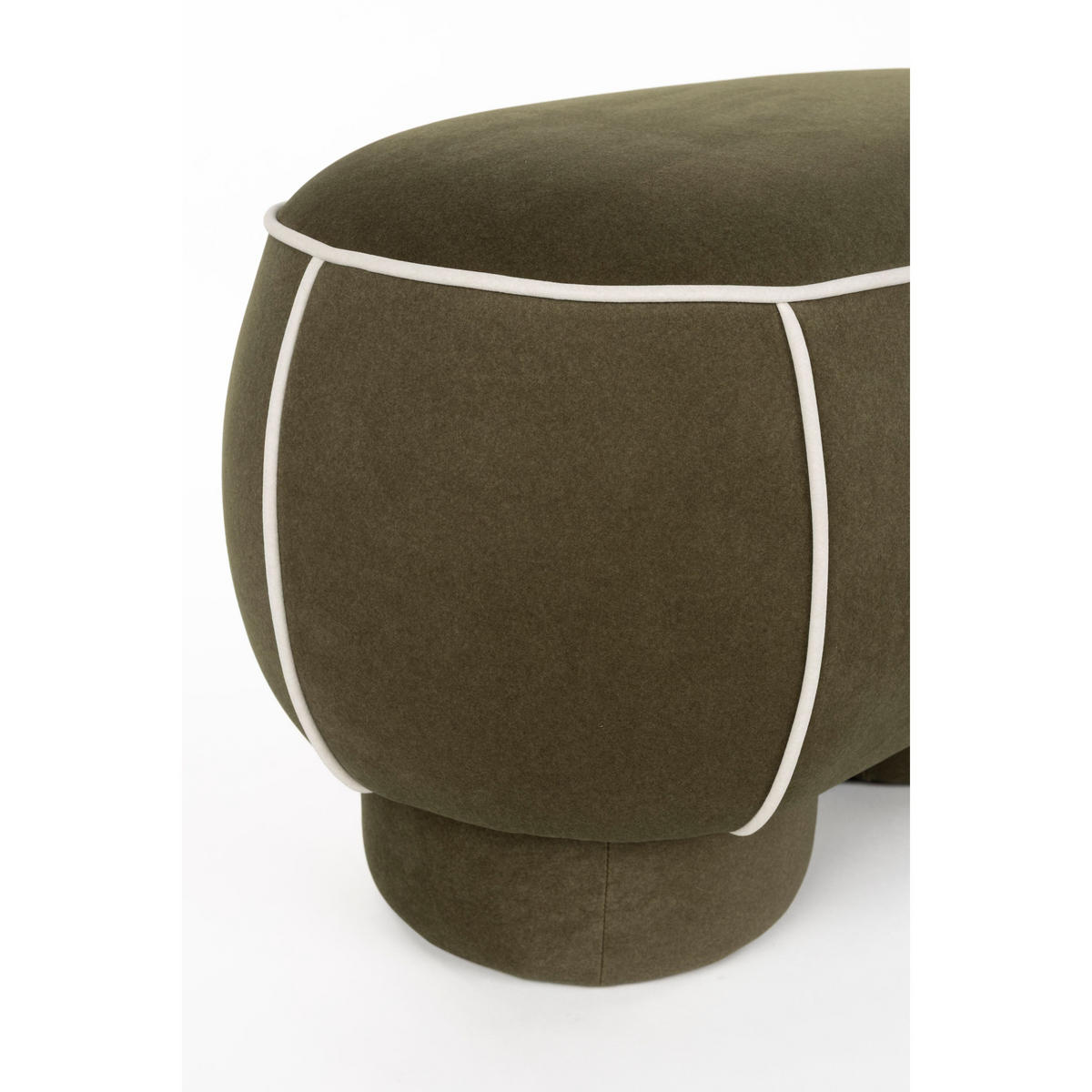 SITZBANK Marina Hocker M Grün - Grün, Kunststoff (77.5/49/45.5cm) - Housecraft Living
