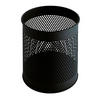 PAPIERKORB perfortiert Aus Metall 15 Liter 32x26 cm Schwarz - Schwarz, Metall (26/32/26cm) - PROREGAL