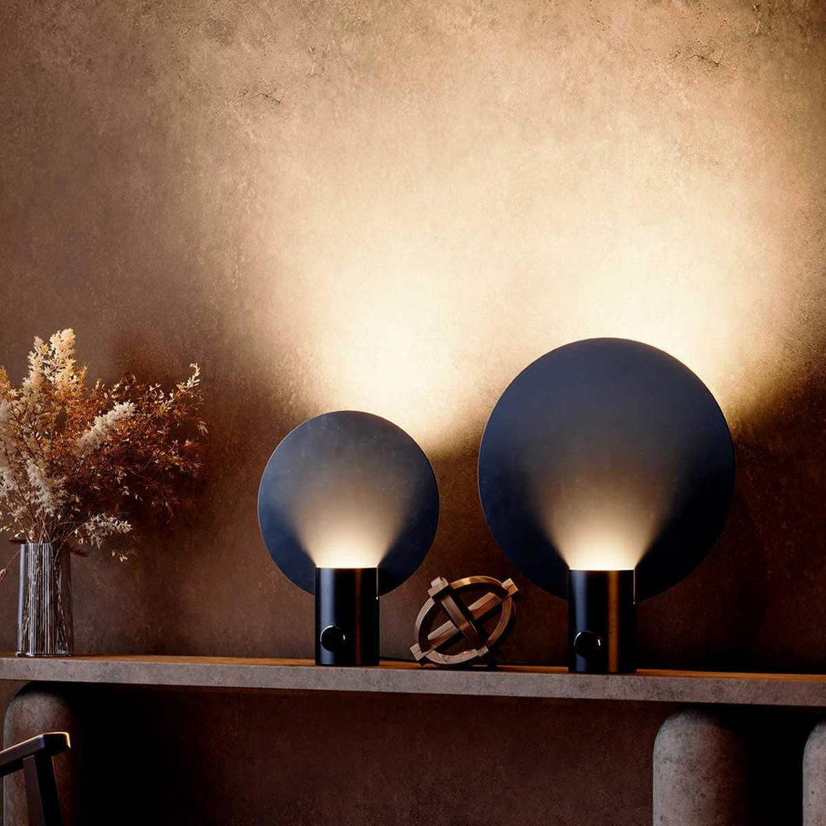 TISCHLAMPE Cloud Weiß Ø 50cm - Weiß, Metall (64/50/64cm) - s.luce