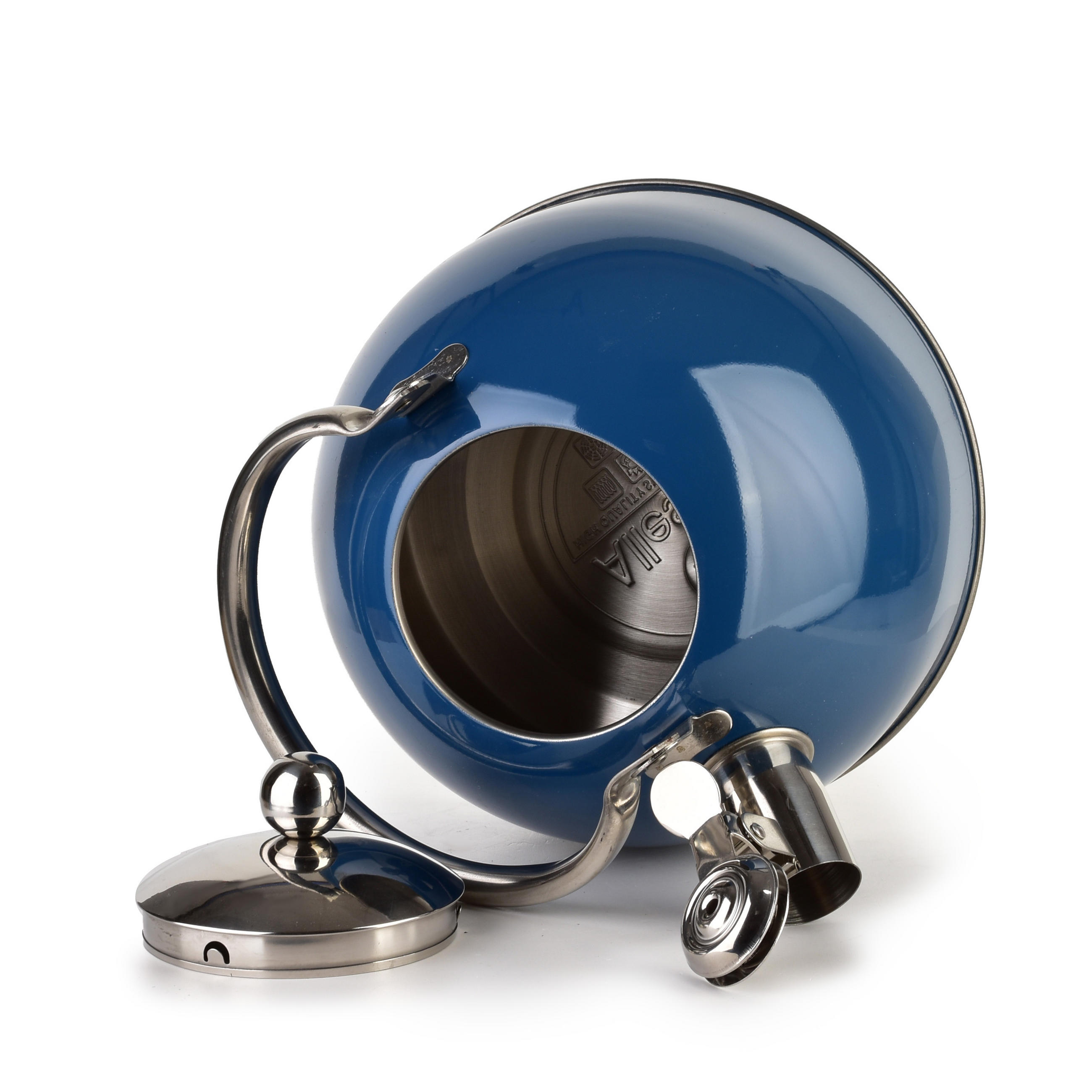 WASSERKESSEL Liam Blau 19.5/19.5/19 cm Metall - Blau, Metall (19.5cm) - Mondex