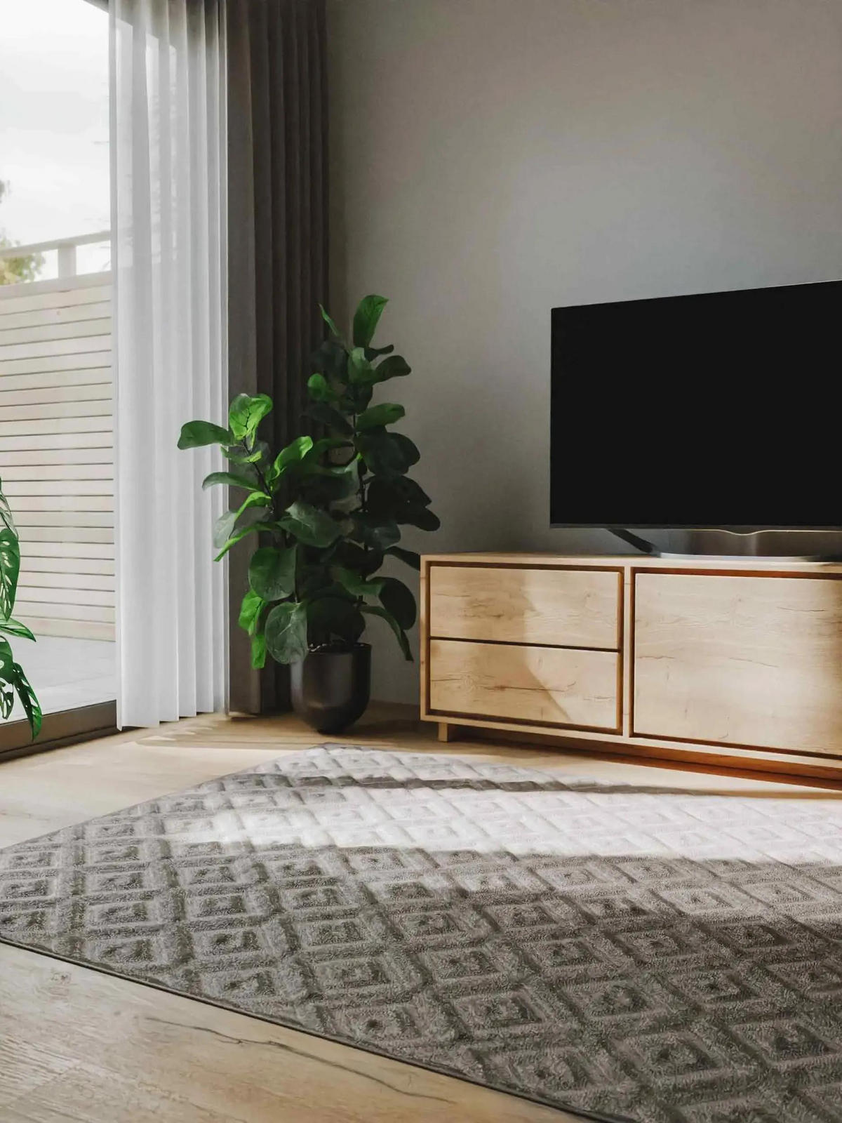 TEPPICH Leo Hellgrau 160x230 cm - Hellgrau, Kunststoff (160/230cm) - benuta