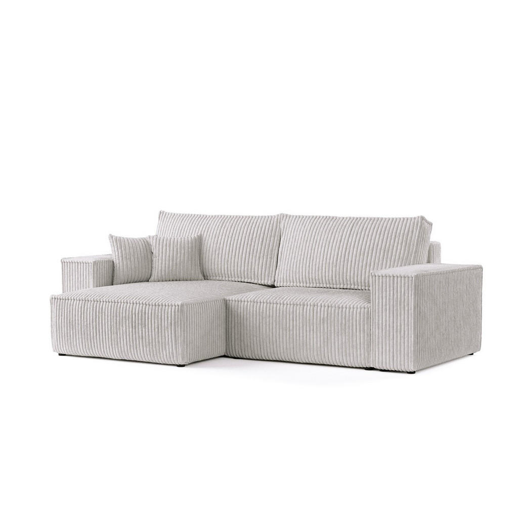 AltaBeds ROHOVÁ SEDAČKA CAVO, textil, Šedá