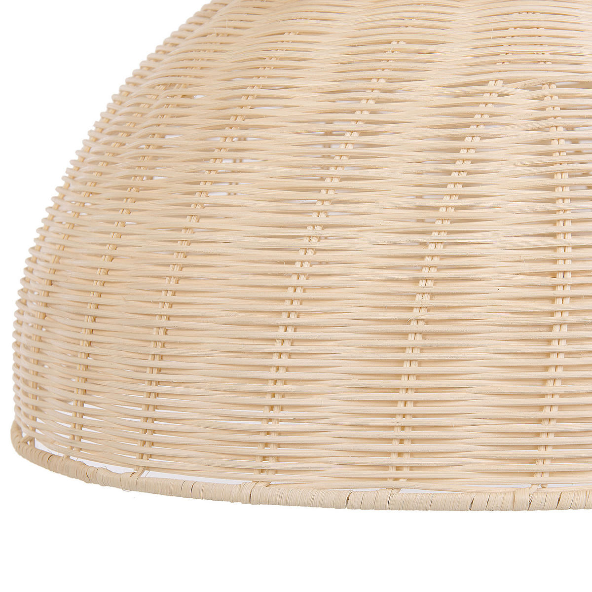 HÄNGELEUCHTE Millian 50/50/117 cm - Beige, Naturmaterialen (50/50/117cm) - Beliani