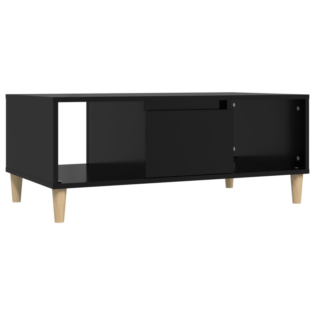 furnicato Couchtisch Schwarz 90x36.5x50 cm