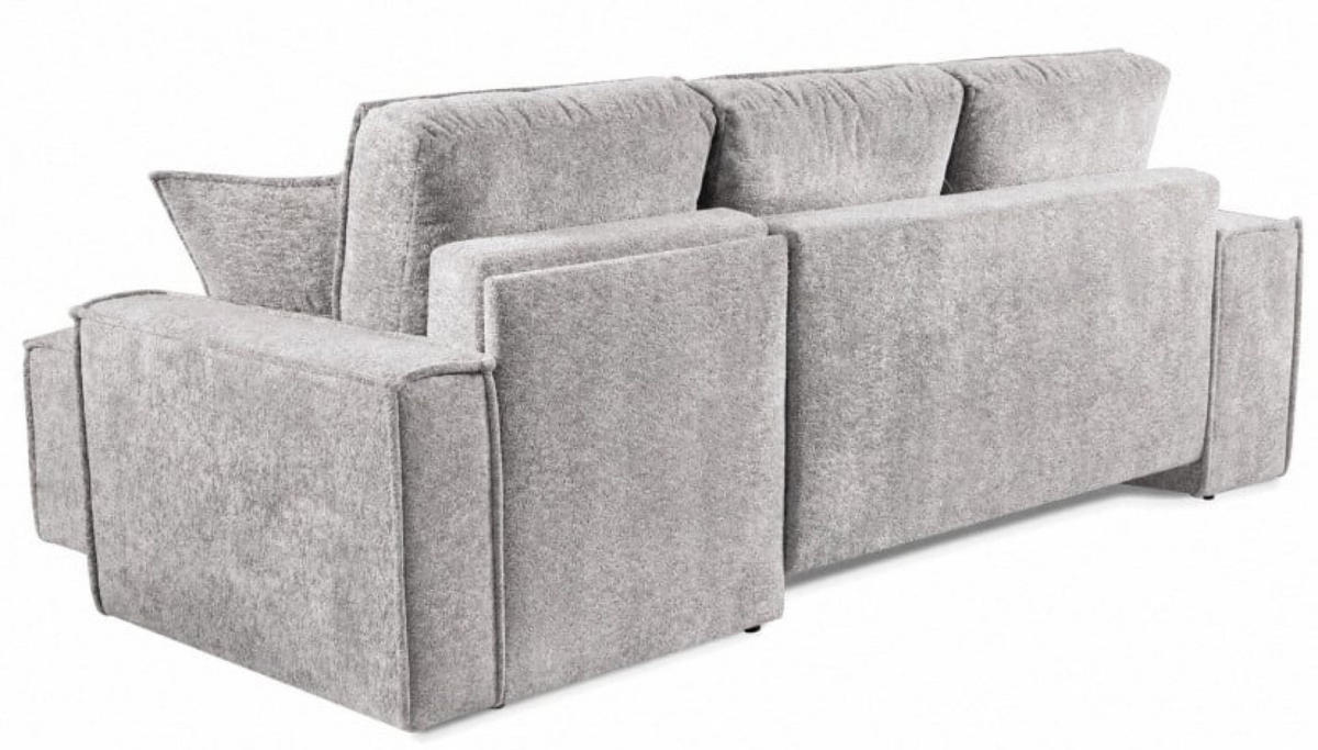 ECKSOFA Grau Colin - Grau, Holzwerkstoff (268/155cm) - Sepro Meble