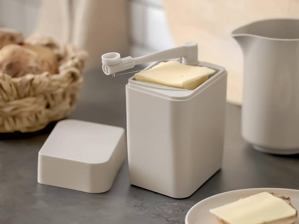 KÄSEHOBEL Classic humus (beige) - Beige, Kunststoff (10/16cm) - Rosti